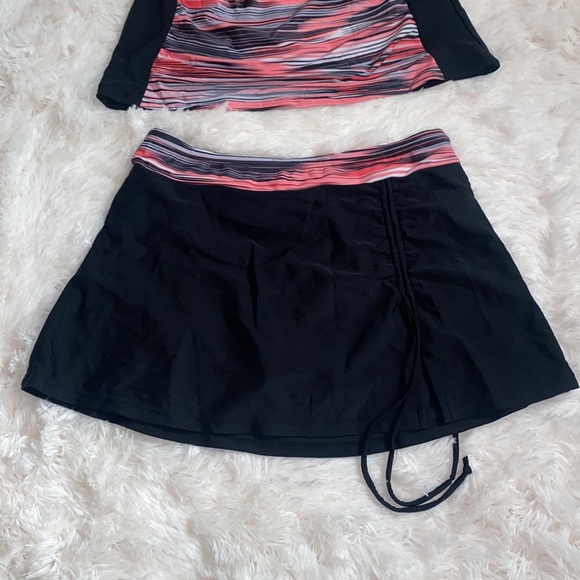 Yonique Women Tankini Swimsuits with Skirt 2 Piece Printed Bathing Suits S - Picture 6 of 9